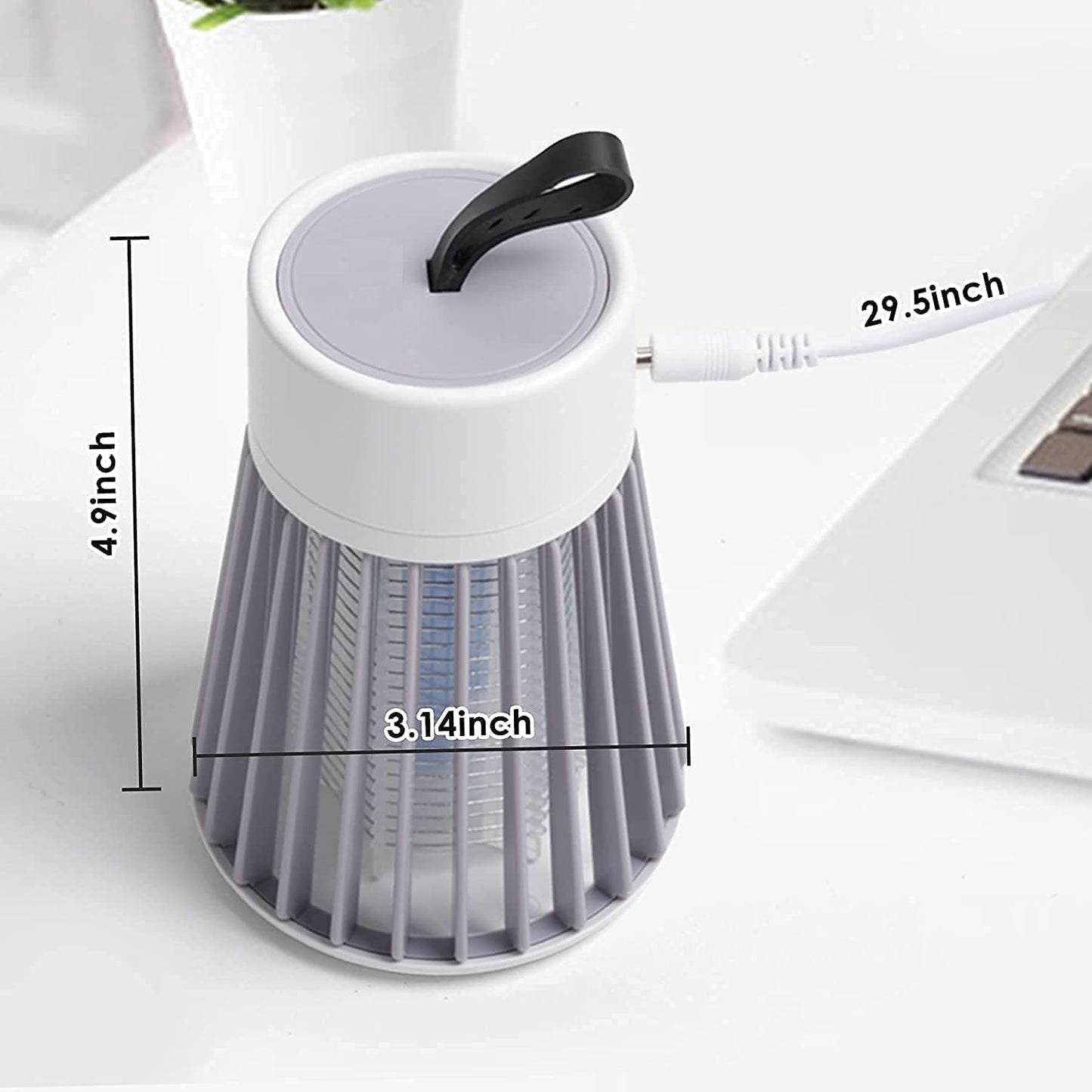 USB Rechargeable Mosquito Killer Lamp – Silent UV Insect Trap for Home & Bedroom