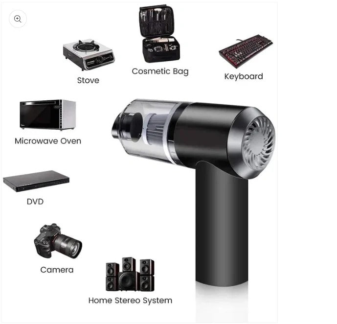 Portable Wireless Handheld Vacuum Cleaner USB Rechargeable Mini Car & Home Vacuum Cleaner