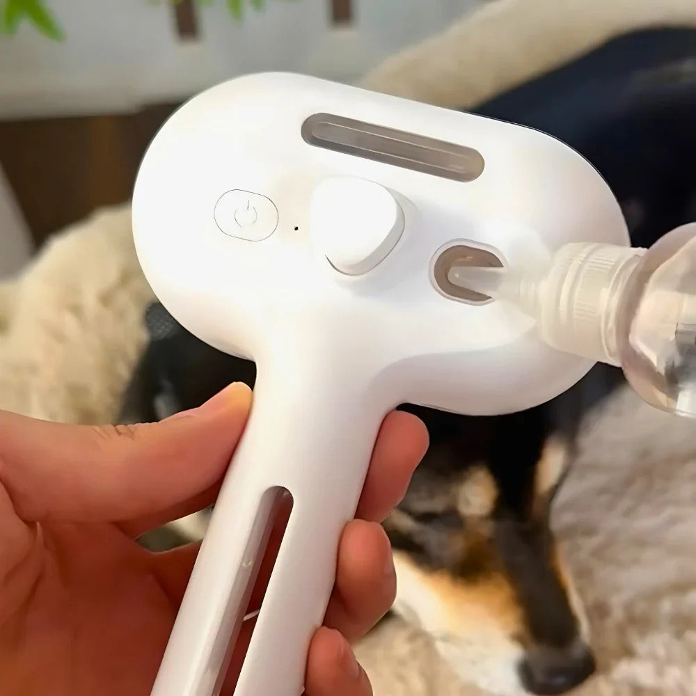 2-in-1 Self-Cleaning Cooling Pet Grooming Brush for Dogs & Cats