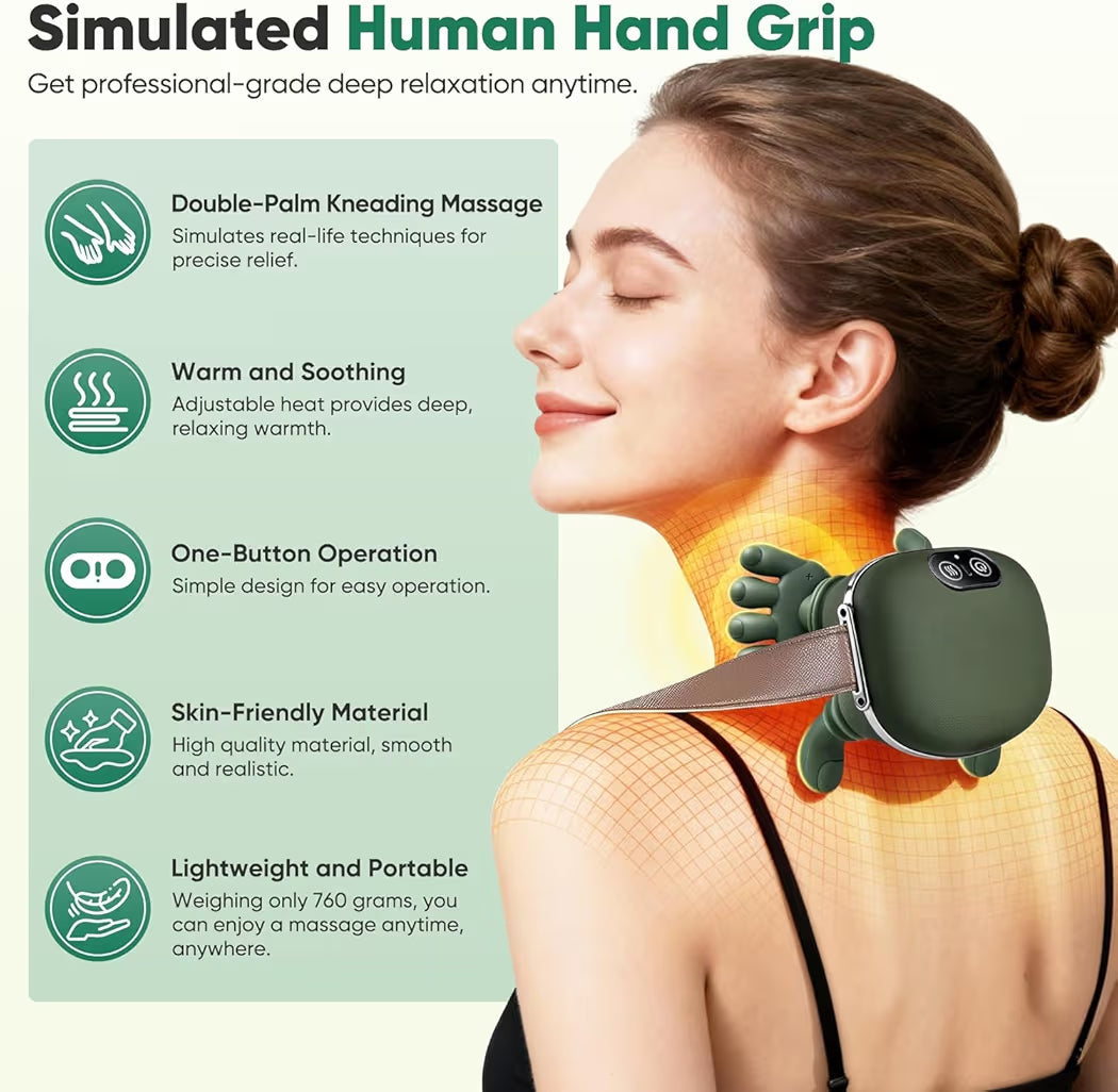 Wireless Neck and Shoulder Portable Massager